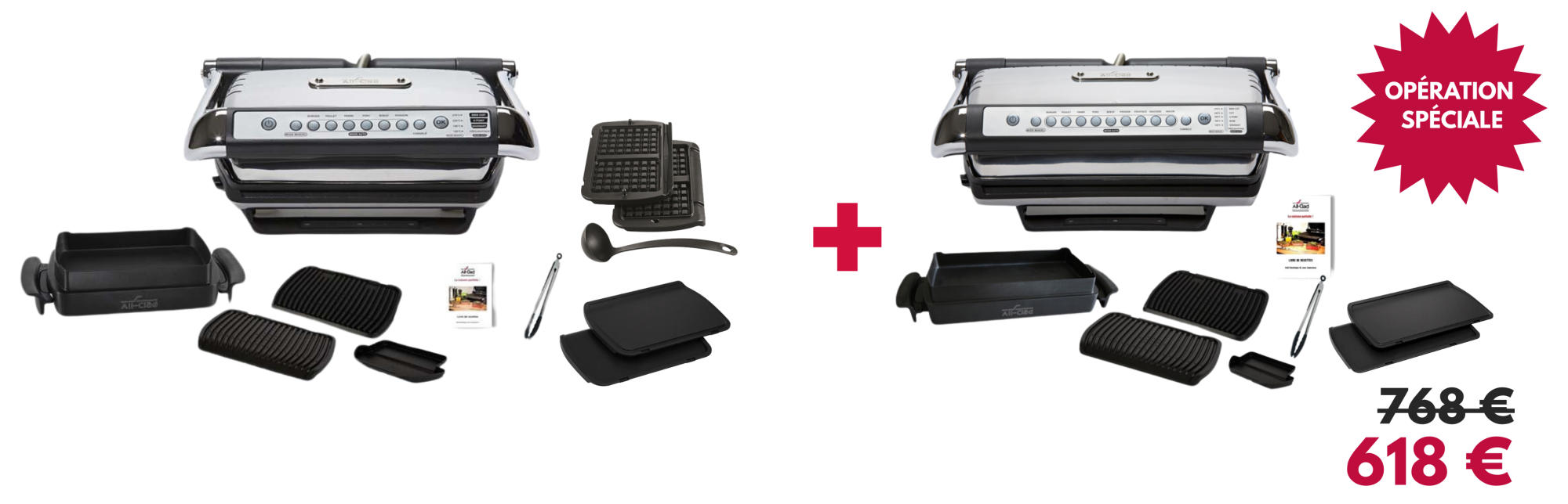 Tandem Grill Gourmand+ et Grill Bec Fin+