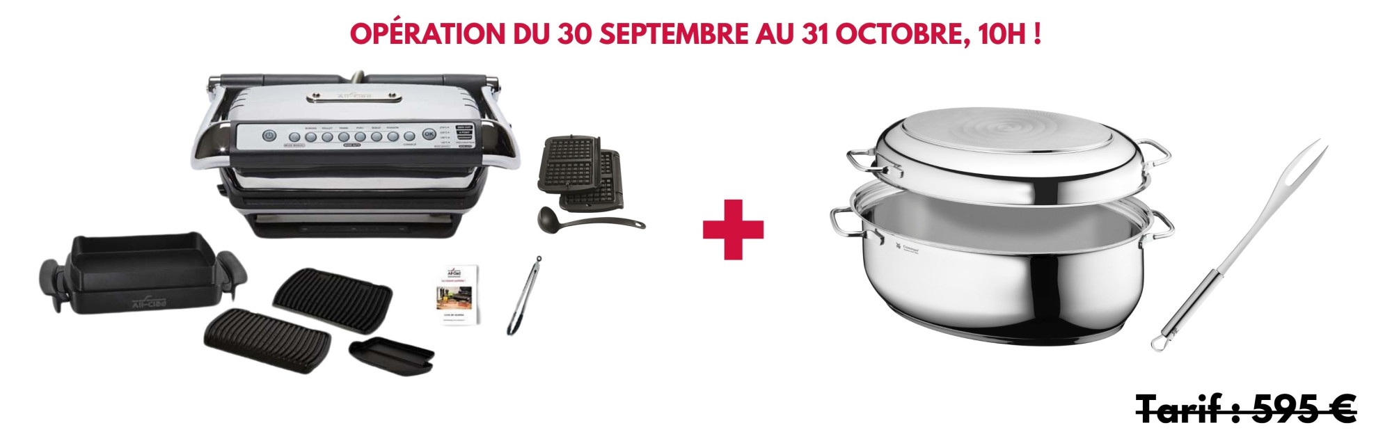 Tandem Grill Gourmand et Cocotte ovale