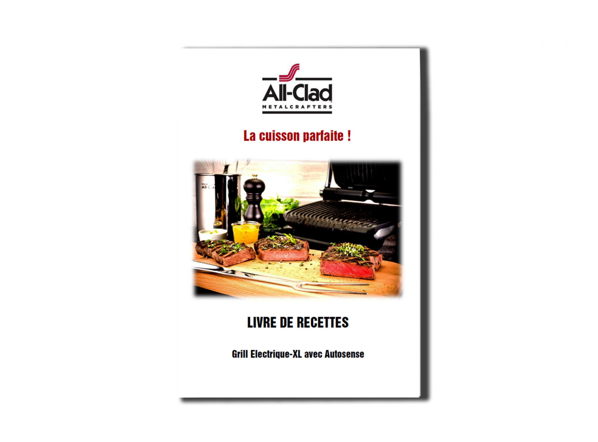 Livre recettes pour Grill XL