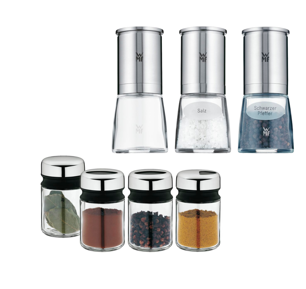 Petits pots épices & moulins à épices